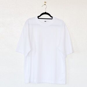 AIRism Cotton Oversized T-Shirt | Half-Sleeve